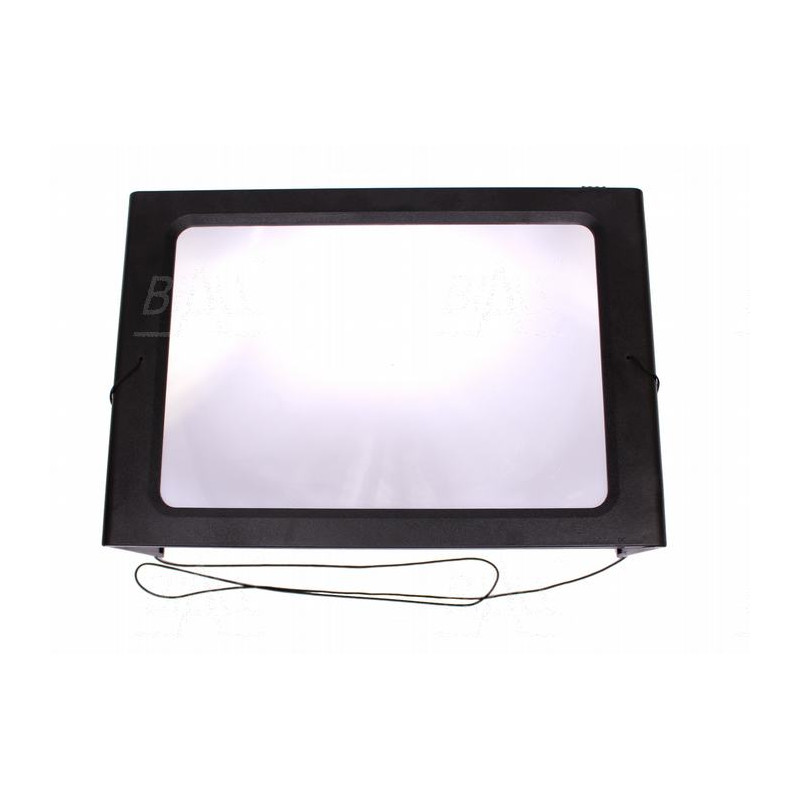 Lupa soczewka Fresnela 2,5x do czytania z podświetleniem LED