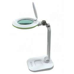 Lampa biurkowa LED SMD z lupą (102mm) 8093D8LED 3D+12D 1-7W