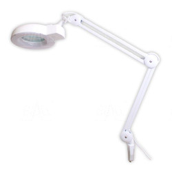 Lampa warsztatowa LED SMD + LED UV z lupą (127mm) 8066HLED-UV 5D 12W