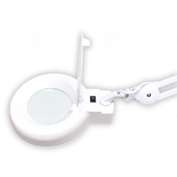 Lampa warsztatowa LED SMD + LED UV z lupą (127mm) 8066HLED-UV 5D 12W