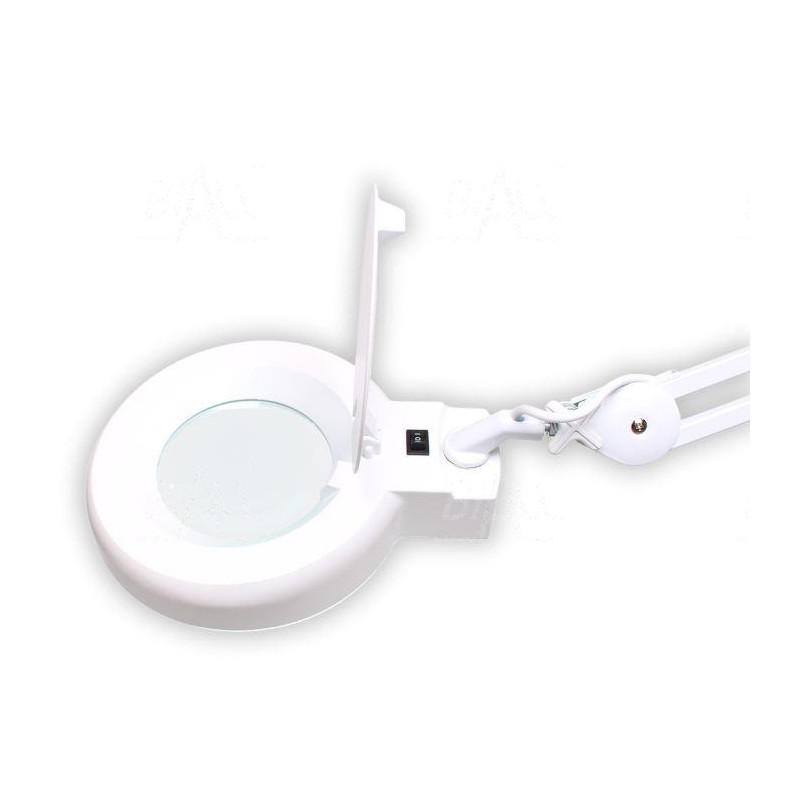 Lampa warsztatowa LED SMD + LED UV z lupą (127mm) 8066HLED-UV 5D 12W