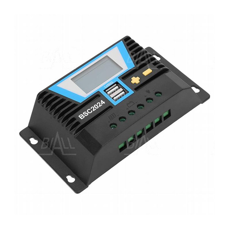 Regulator ładowania solarny PWM BSC2024 20A 12/24V
