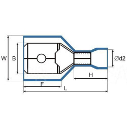 KMB-SZIII Konektor męski izol. do SZBIII 100szt