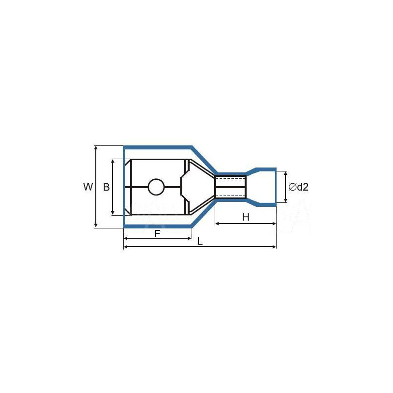 KMB-SZIII Konektor męski izol. do SZBIII 100szt
