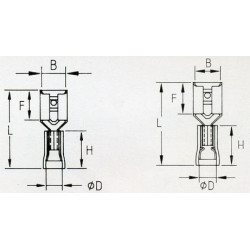 KFB28x05 Konektor żeński izolowany 100szt