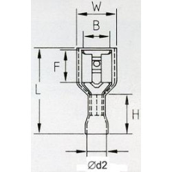 KFIR48x08 Konektor żeński izol. 100szt