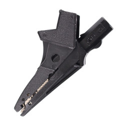 Krokodylek bezp. gn. 4mm 5004-LM-IEC-SW CAT III 1000V 20A czarny Metrel A1013,  5004-IECN