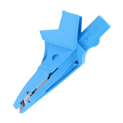 Krokodylek bezp. gn. 4mm 5004-LM-IEC-BL CAT III 1000V 20A niebieski 5004LMIECBL, A1310, WAKROBU20K02