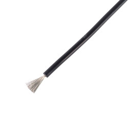 Przewód silikonowy 1mm2 BK czarny mb.