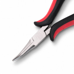 OPT MP22 Szczypce półokrągłe gładkie odgięte 45° 145mm