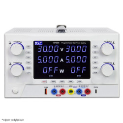 Zasilacz lab NP2303 DC 2x30V/3A 120W, 5V/2A MCP