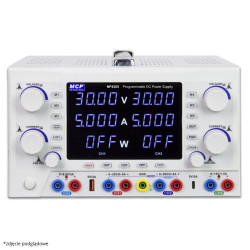 Zasilacz lab NP4303 DC 2x30V/3A 120W, 15V/1.5A, 6.5V/3A 30W MCP