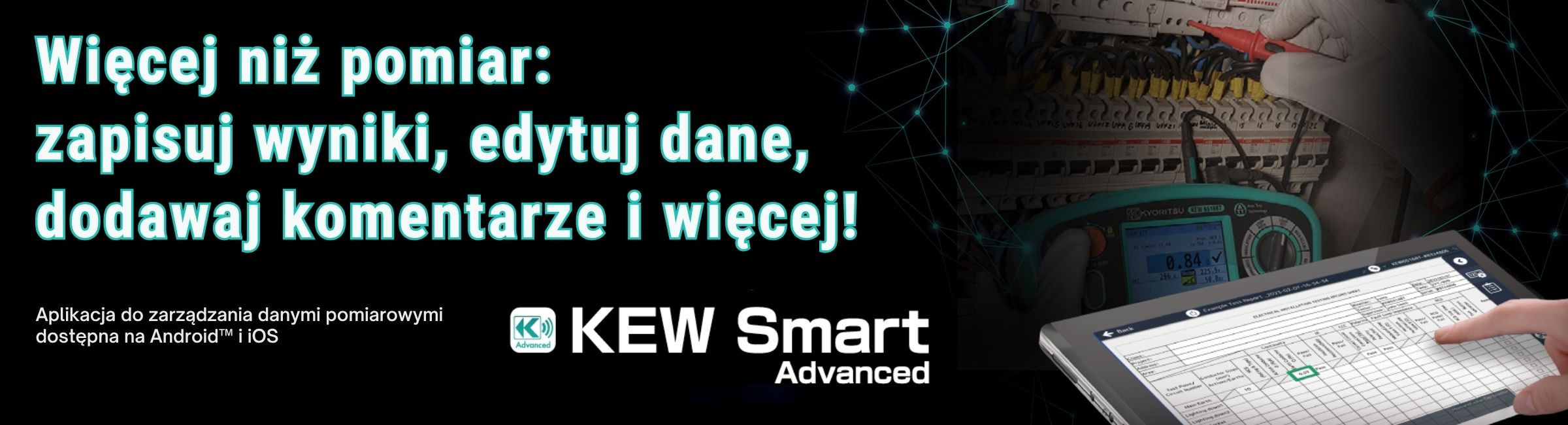 KEW SMART ADVANCED - APLIKACJA DO ZARZĄDZANIA WYNIKAMI POMIARÓW