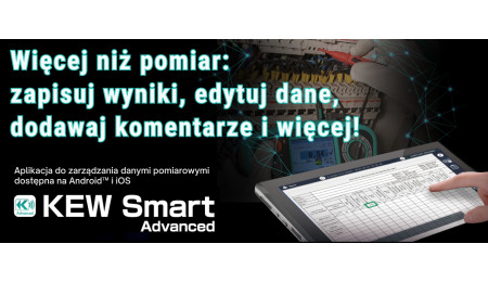 KEW SMART ADVANCED - APLIKACJA DO ZARZĄDZANIA WYNIKAMI POMIARÓW