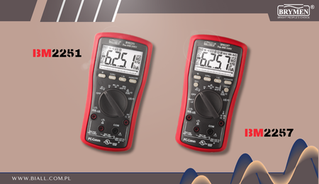Najnowsze modele multimetrów Brymen!